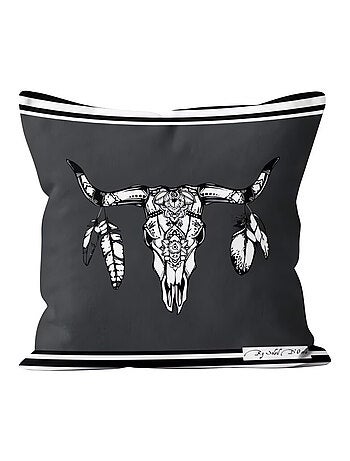 Housse de coussin 40x40 cm BUFFALO, par Soleil d'Ocre