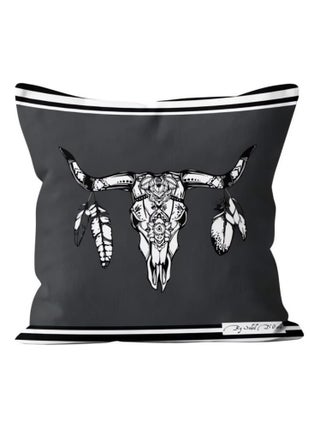 Housse de coussin 40x40 cm BUFFALO, par Soleil d'Ocre