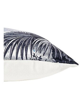 Housse de coussin 40x40 cm Hidalgos blanc noir