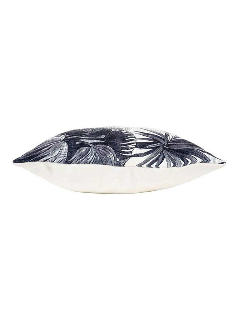 Housse de coussin 40x40 cm Hidalgos blanc noir Blanc - Kiabi