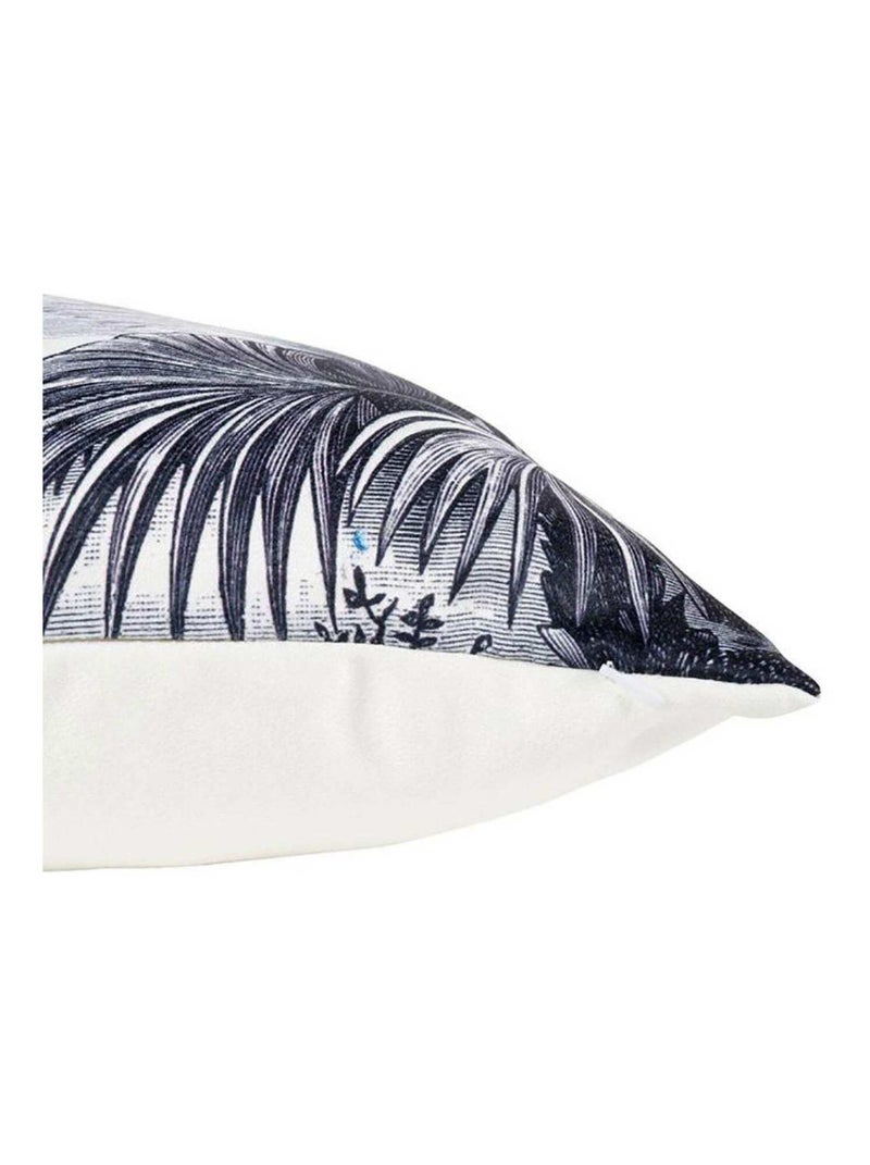Housse de coussin 40x40 cm Hidalgos blanc noir Blanc - Kiabi