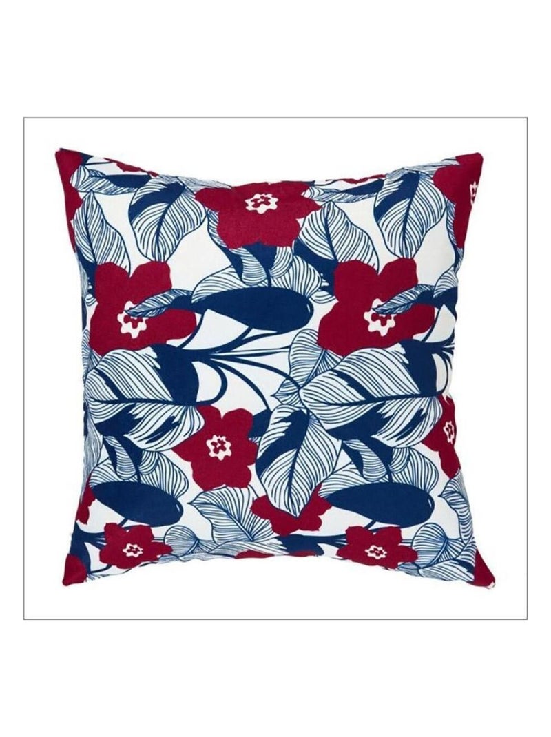 Housse de coussin 40x40 cm Hippie Bleu - Kiabi