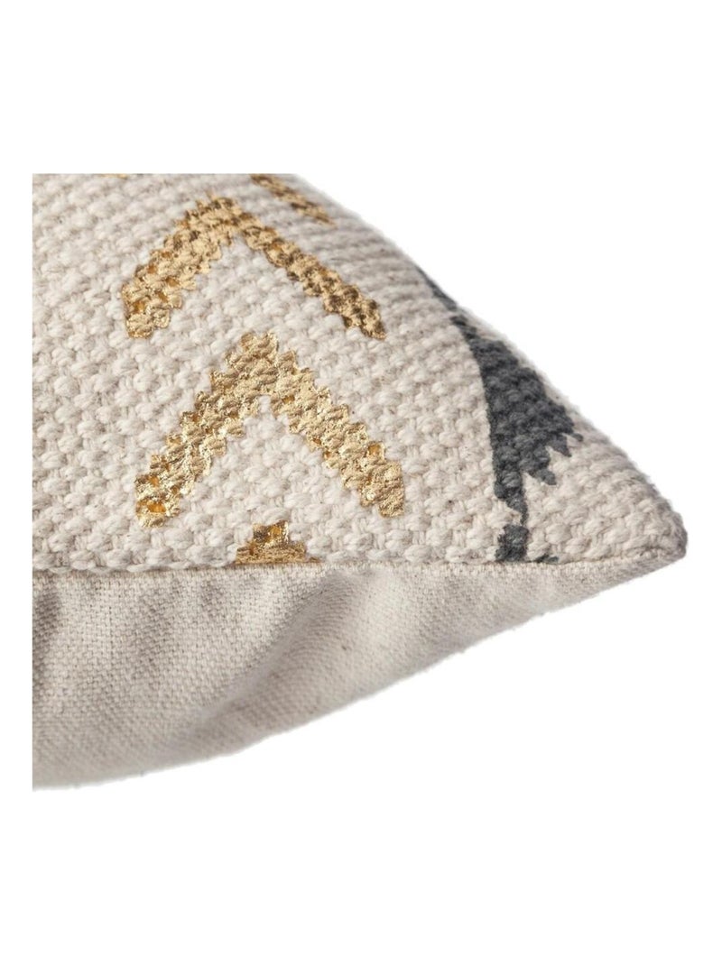 Housse de coussin 40x40 gris etnik gold Multicolore - Kiabi