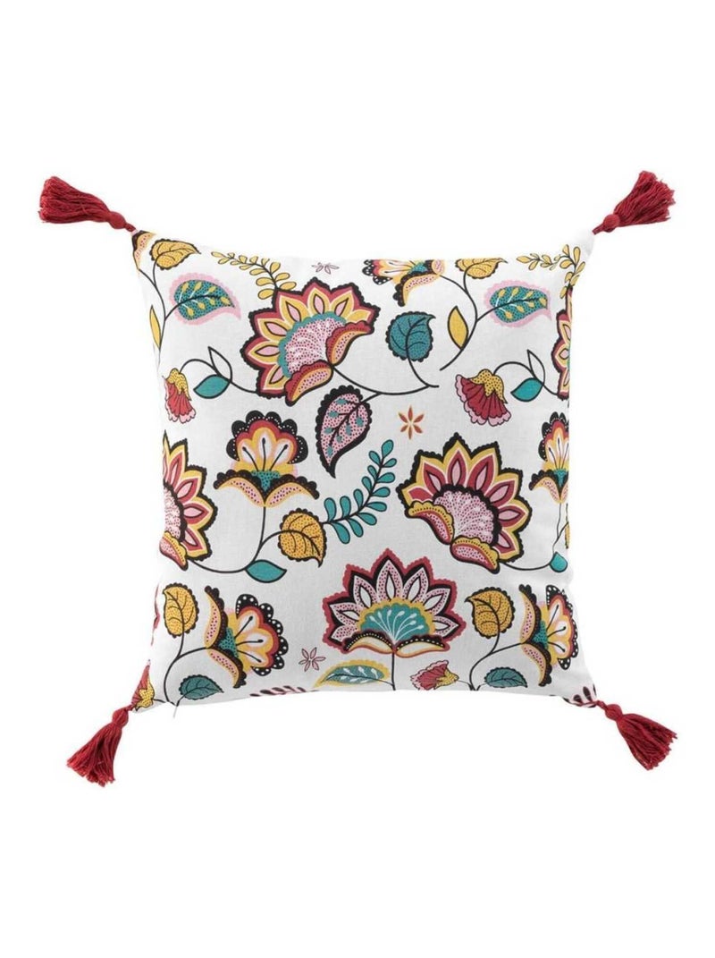 Housse de coussin 40x40 June coton Blanc - Kiabi