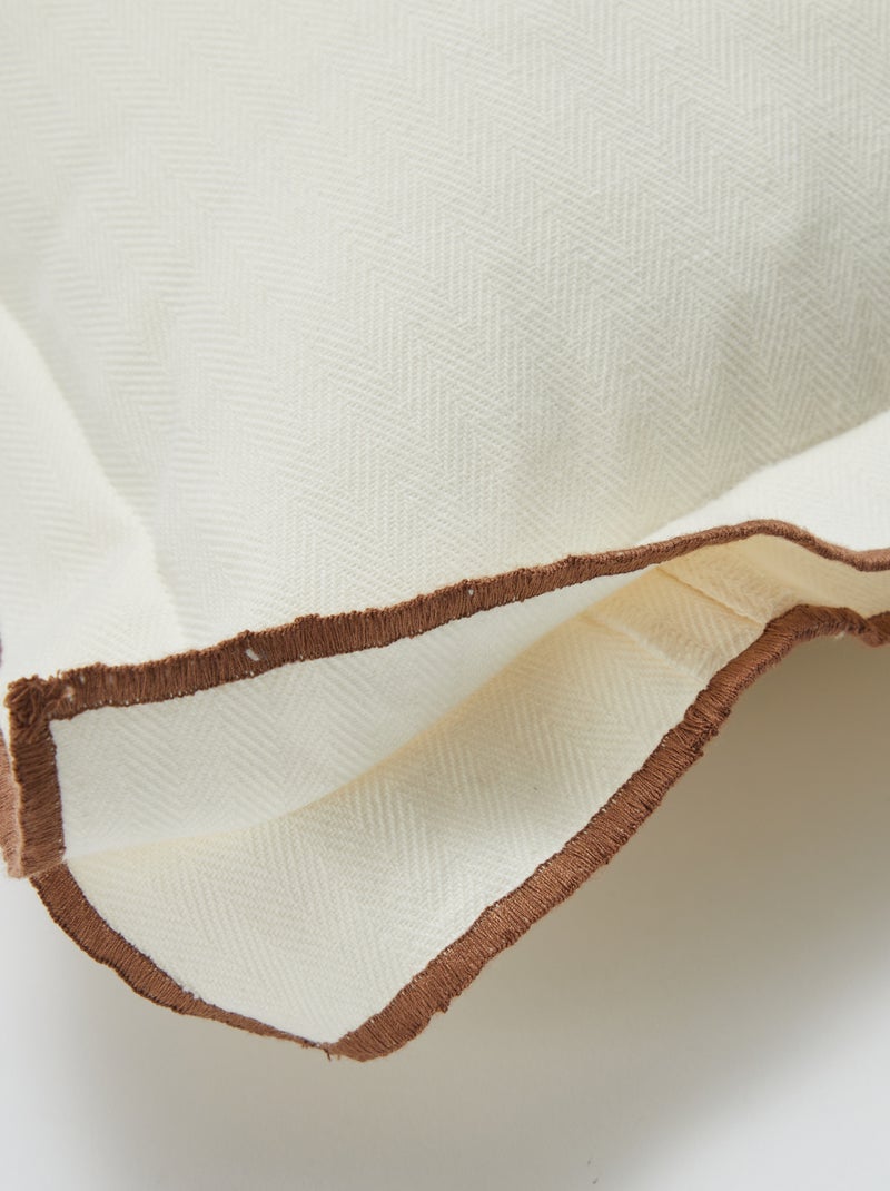 Housse de coussin (45x45 cm) - Kiabi Home Beige - Kiabi
