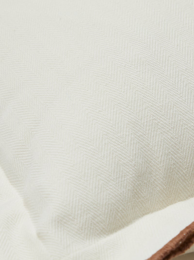 Housse de coussin (45x45 cm) - Kiabi Home Beige - Kiabi