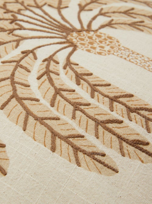 Housse de coussin (45x45cm) effet lin - Kiabi Home - Kiabi