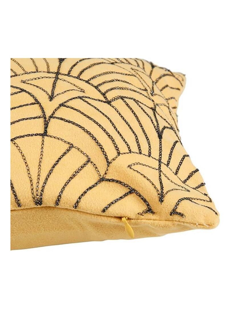 Housse de coussin 50x30 cm Coquillage Jaune - Kiabi