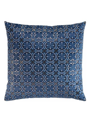 Housse de Coussin 60 x 60 cm Ethnic Joan bleu