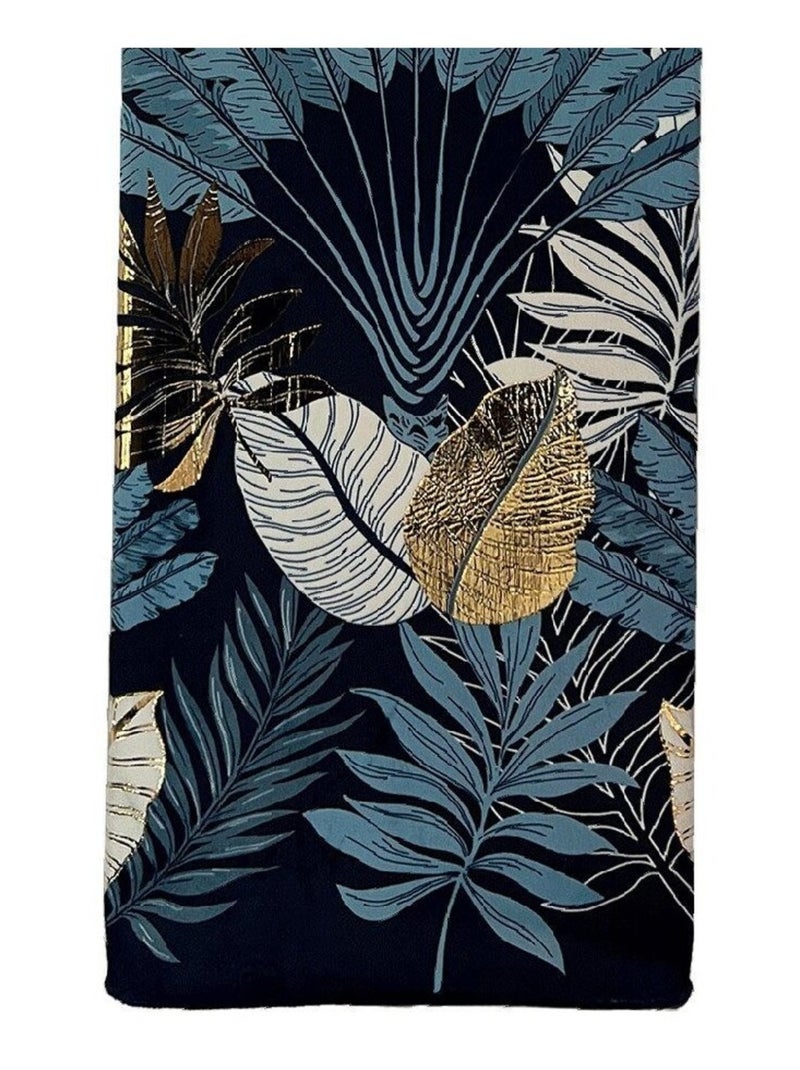 Housse de coussin 60x60 velours or Panazio Bleu - Kiabi