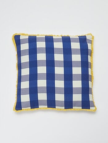 Housse de coussin à carreaux - Kiabi Home