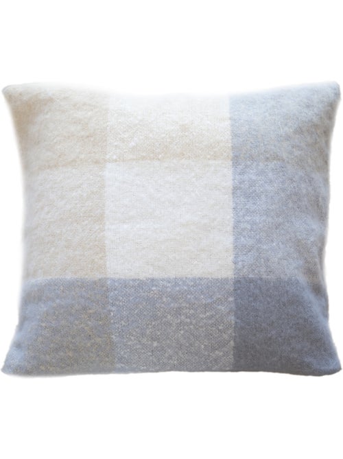 Housse de coussin à carreaux aspect mohair - Kiabi Housse de coussin à carreaux aspect mohair - Kiabi