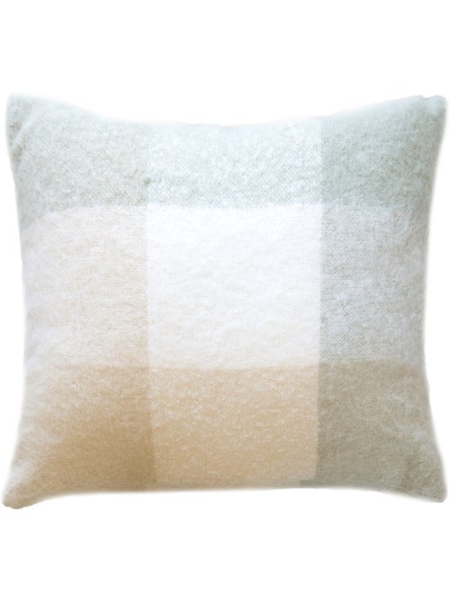 Housse de coussin à carreaux aspect mohair - Kiabi Housse de coussin à carreaux aspect mohair - Kiabi