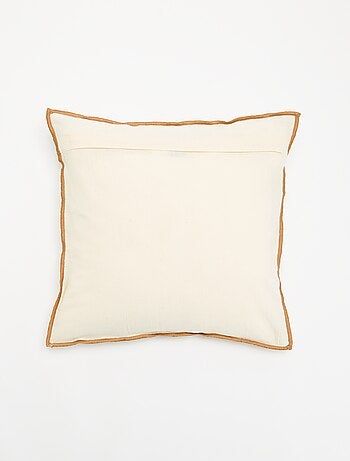Housse de coussin à carreaux