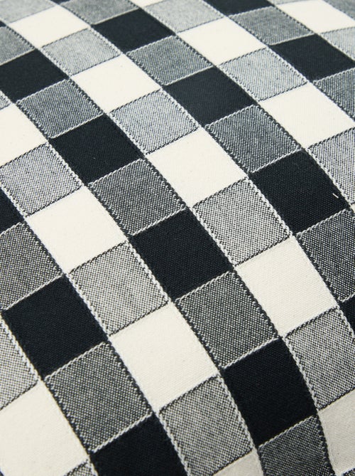 Housse de coussin à carreaux - Kiabi