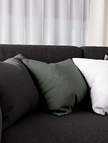 Housse de coussin ADELE kaki, par Soleil d'Ocre