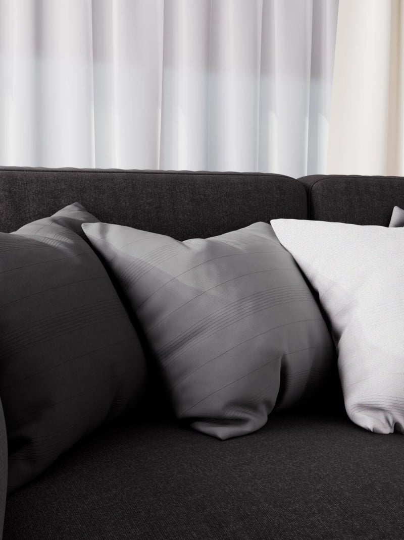 Housse de coussin ADELE, par Soleil d'Ocre Gris - Kiabi