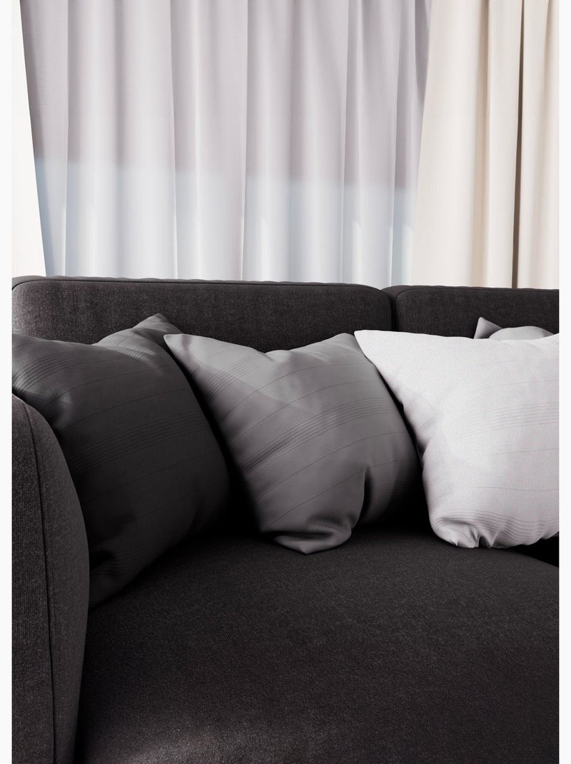 Housse de coussin ADELE, par Soleil d'Ocre Gris - Kiabi