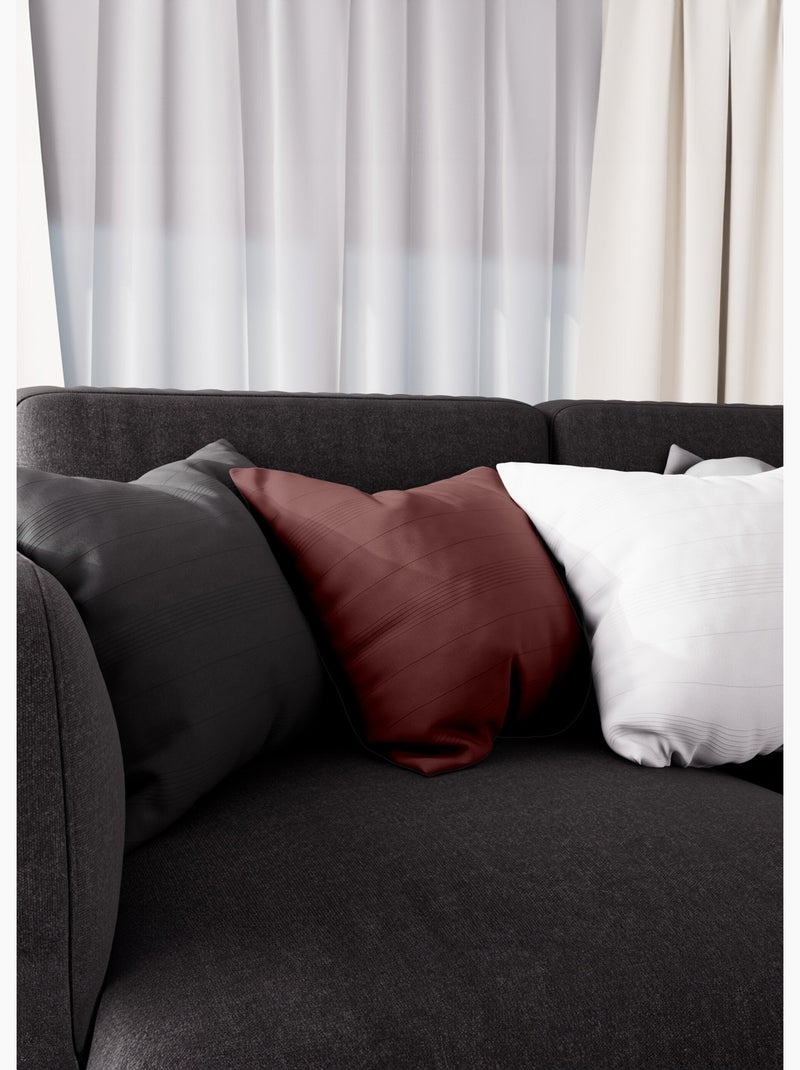 Housse de coussin ADELE, par Soleil d'Ocre Rouge brique - Kiabi