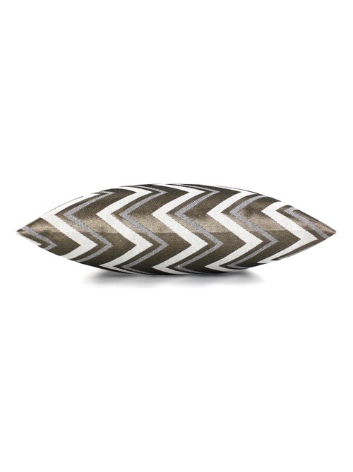 Housse de coussin AGRANO ZigZag Polycoton - Kiabi
