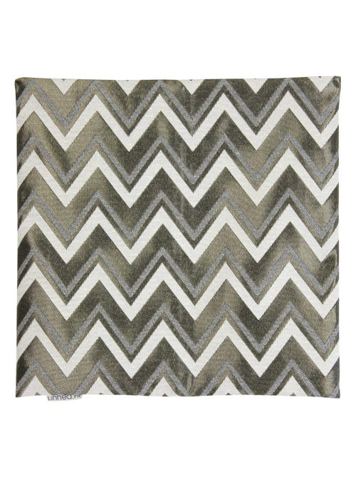 Housse de coussin AGRANO ZigZag Polycoton - Kiabi