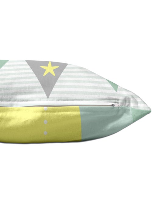 Housse de coussin Air balloon "Happyfriday" - Kiabi