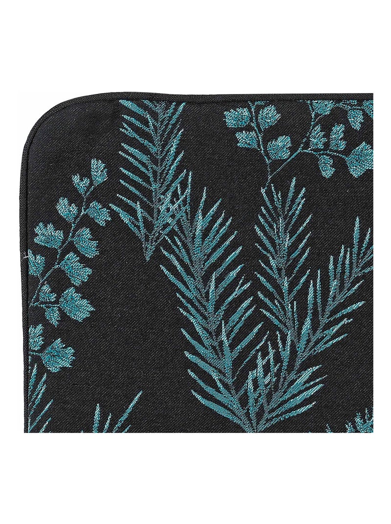 Housse de coussin aux feuillages divers Bleu - Kiabi