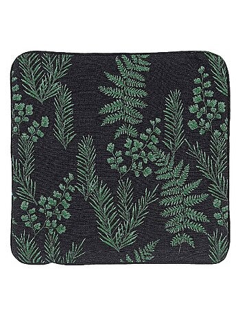 Housse de coussin aux feuillages divers