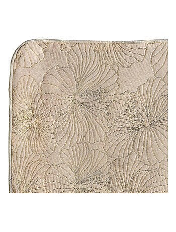 Housse de coussin aux fleurs d'hibiscus