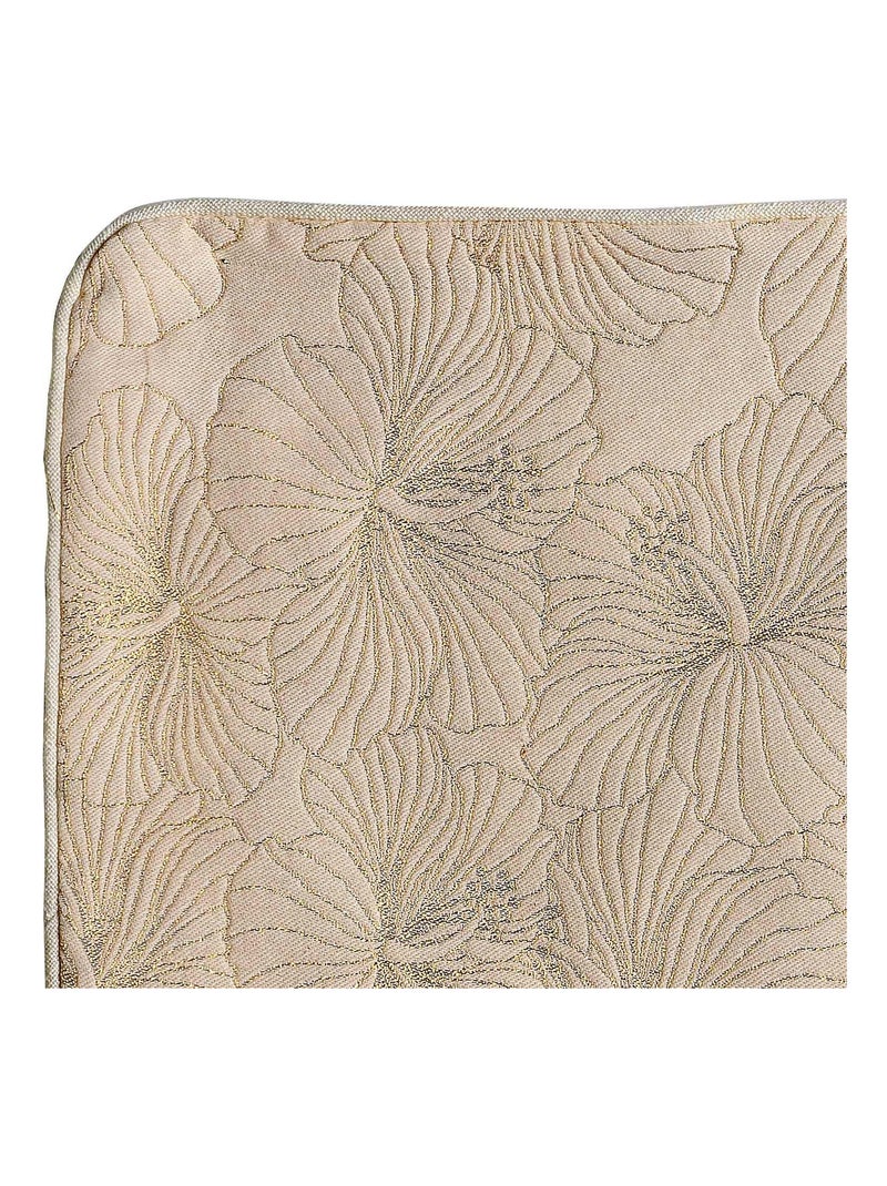 Housse de coussin aux fleurs d'hibiscus Doré/or - Kiabi