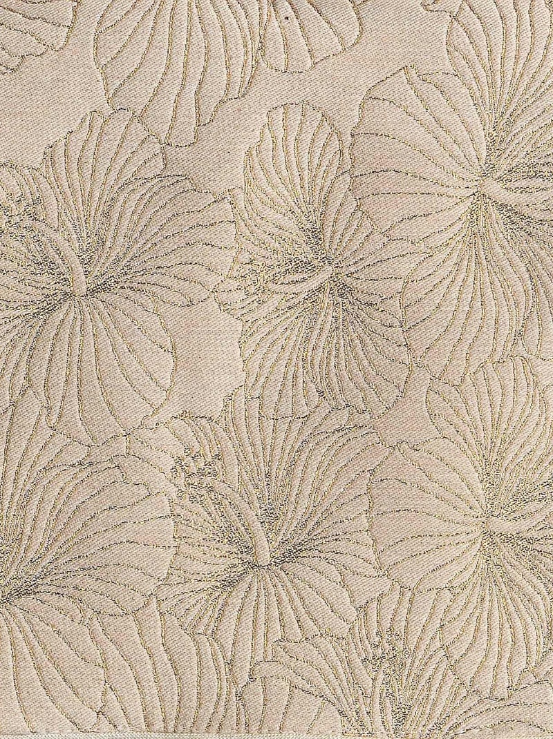 Housse de coussin aux fleurs d'hibiscus Doré/or - Kiabi