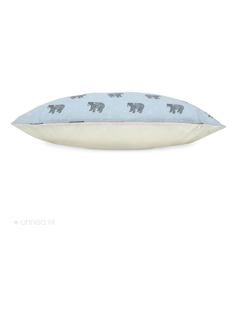 Housse de coussin BALOO Bleu clair - Kiabi