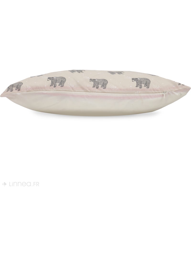 Housse de coussin BALOO Gris chiné - Kiabi