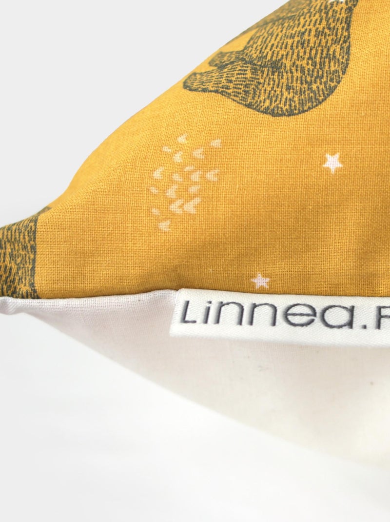 Housse de coussin BALOO Jaune or - Kiabi