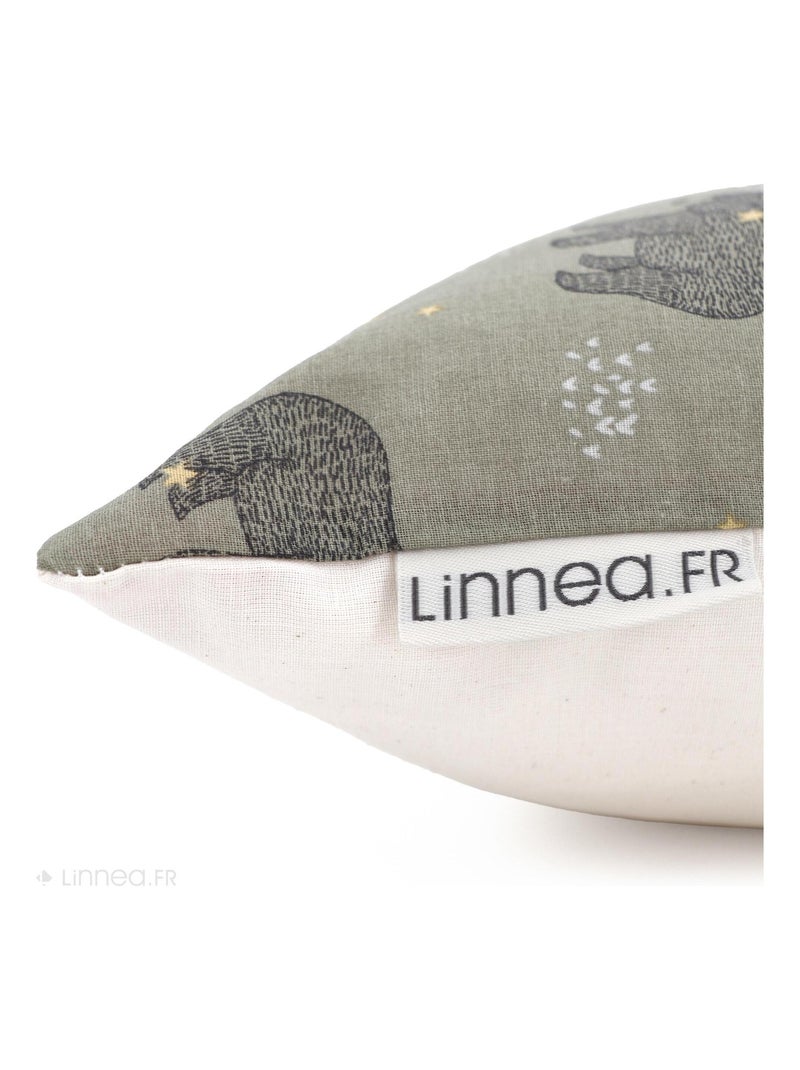 Housse de coussin BALOO Kaki - Kiabi