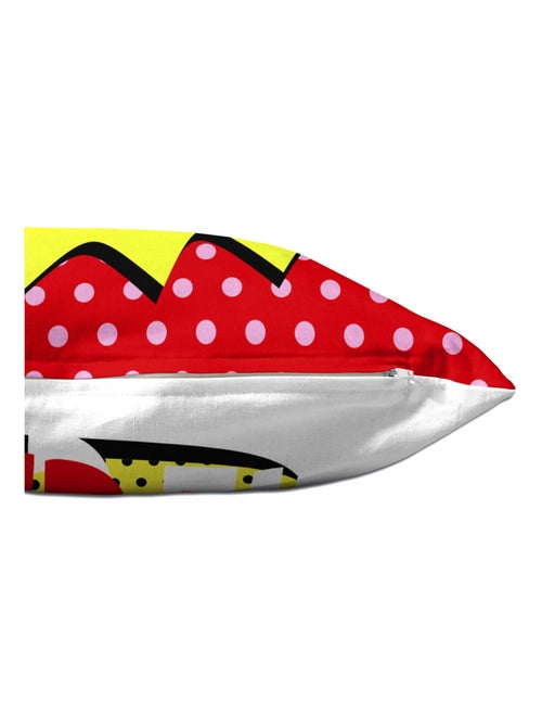 Housse de coussin Bat "Happyfriday" - Kiabi