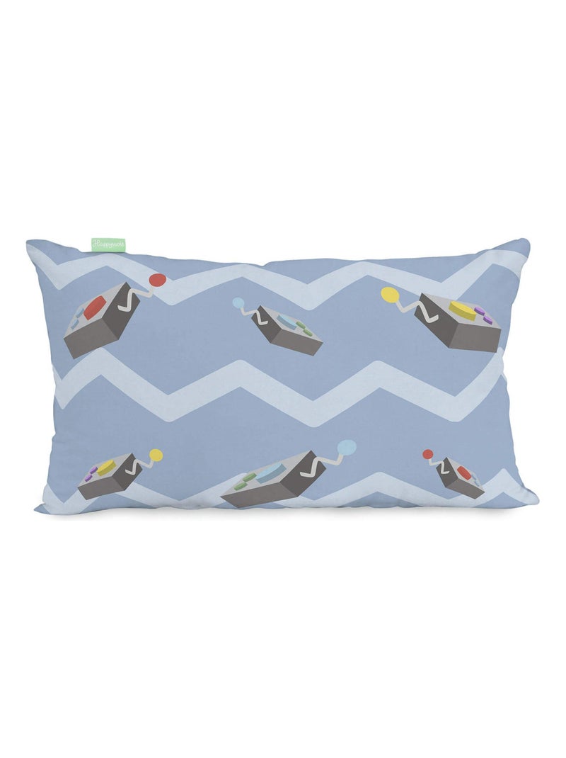Housse de coussin Beep "Happyfriday" Blanc - Kiabi