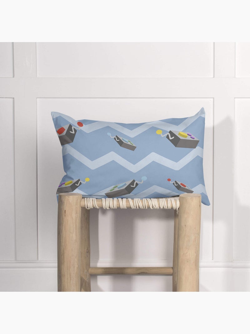 Housse de coussin Beep "Happyfriday" Multicolore - Kiabi
