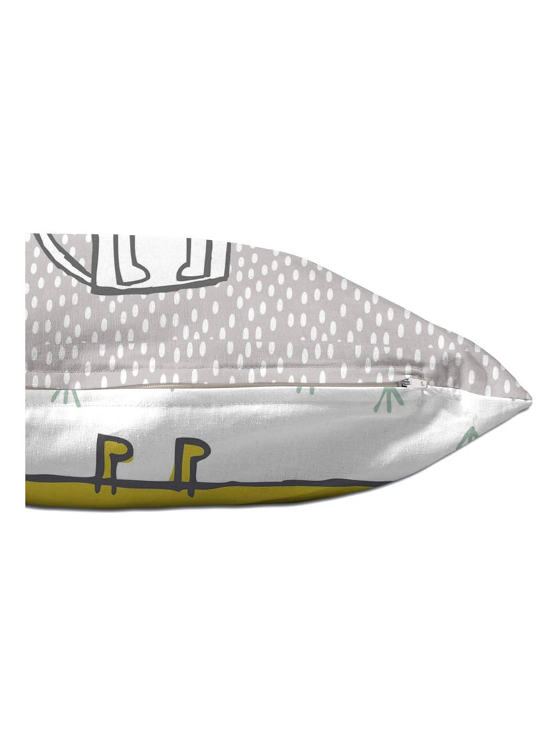 Housse de coussin Best buddies "Happyfriday" Blanc - Kiabi