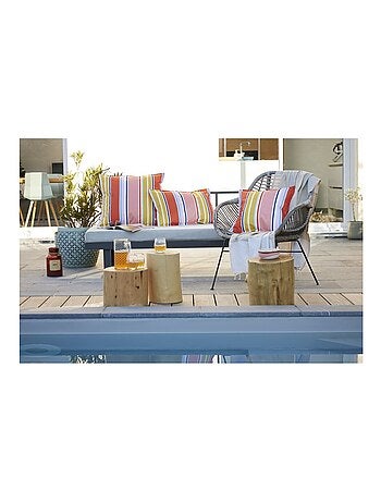 Housse de coussin Bianca déperlante et anti-UV