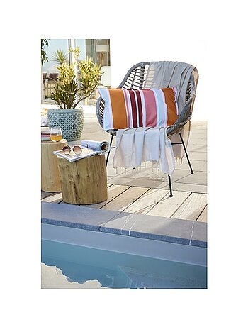 Housse de coussin Bianca déperlante et anti-UV