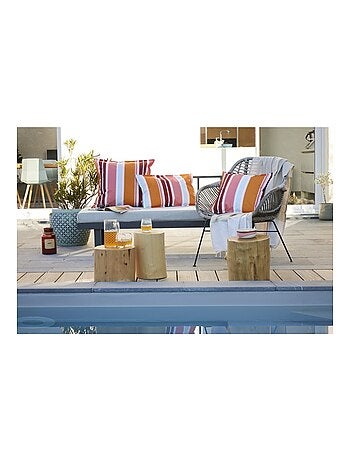 Housse de coussin Bianca déperlante et anti-UV