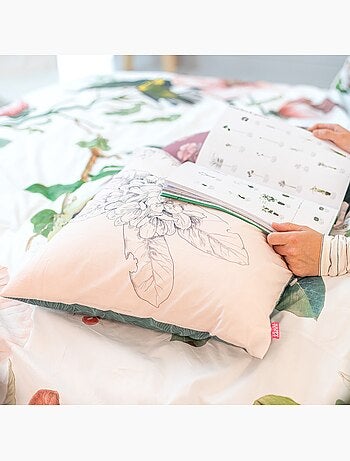 Housse de coussin Blooming "Happyfriday