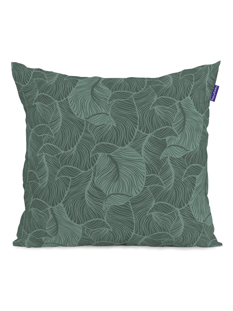Housse de coussin Blooming "Happyfriday" Blanc - Kiabi