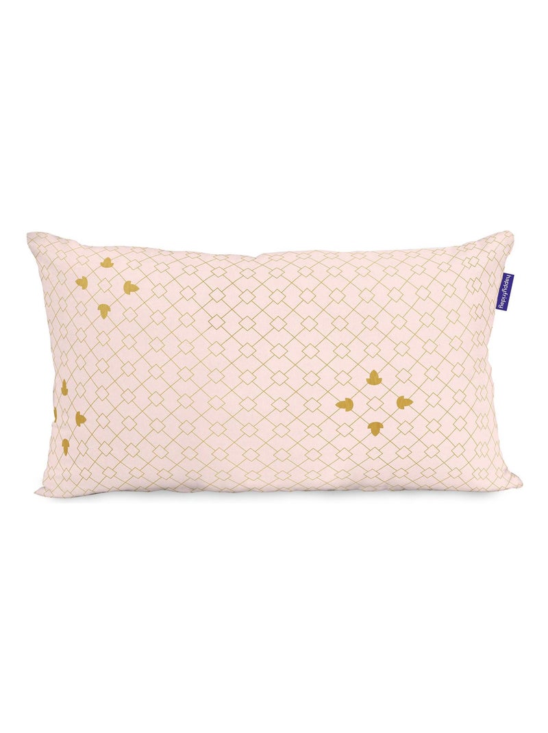 Housse de coussin Blooming "Happyfriday" Blanc - Kiabi