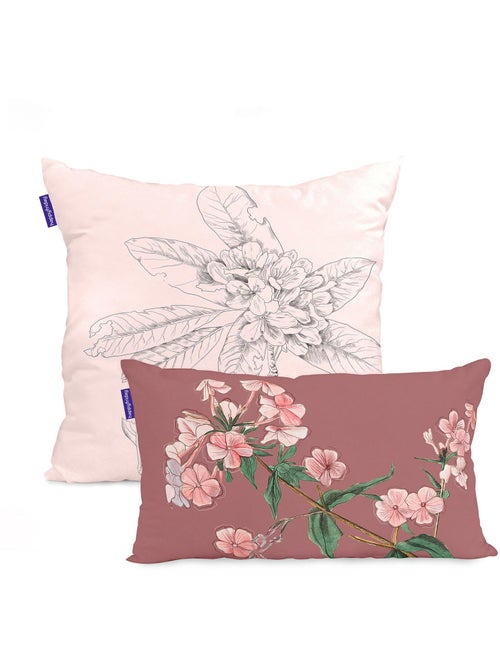 Housse de coussin Blooming "Happyfriday" - Kiabi