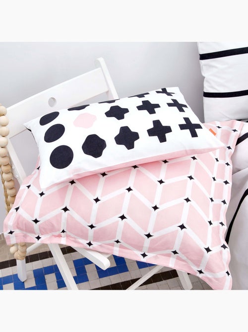 Housse de coussin Blush "Happyfriday" - Kiabi