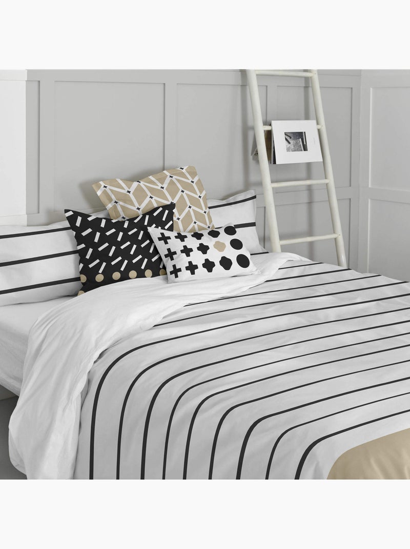 Housse de coussin Blush sand "Happyfriday" Blanc - Kiabi