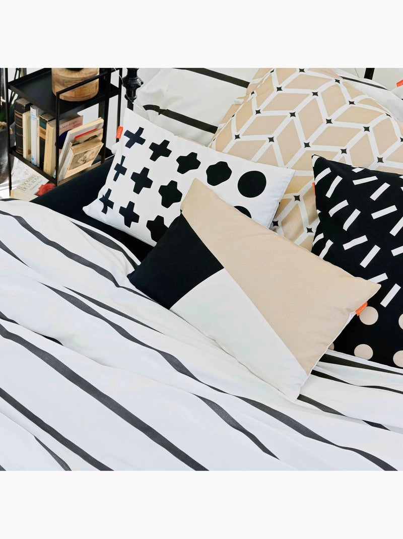 Housse de coussin Blush sand "Happyfriday" Blanc - Kiabi