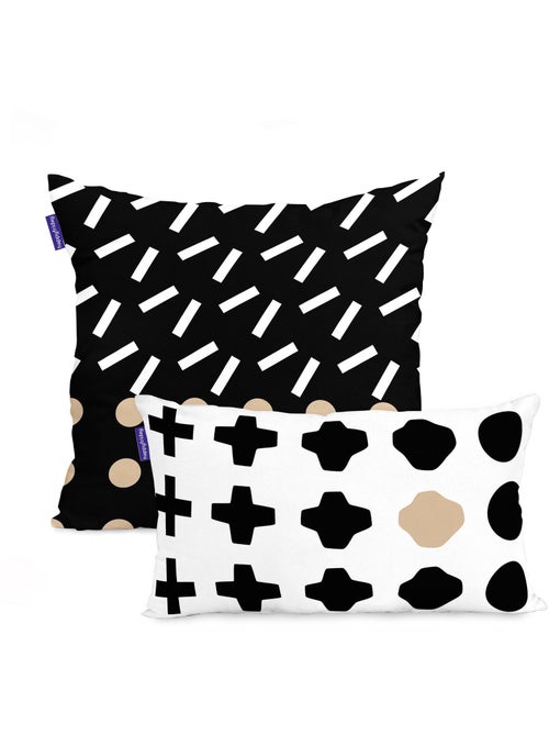 Housse de coussin Blush sand "Happyfriday" - Kiabi
